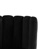 Modern Home Dining Chairs Soft Velvet Petal Backrest Dresser Chair Grey / Pink