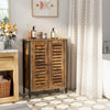 Storage Cabinet Bathroom Cabinet Sideboard with 2 Adjustable Shelf Cupboard
