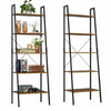 5 Tier Metal Ladder Shelf Shelving Display Rack Plant Stand Storage Shelves Home