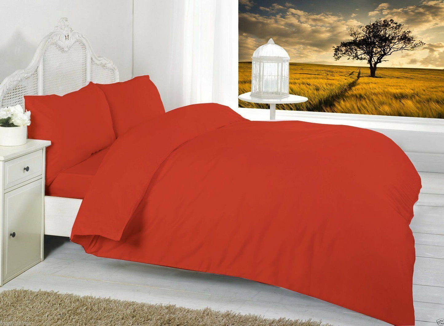 Luxury Duvet Quilt Cover Sets Cotton Blend King Double Single Super 40%