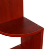 Floating Corner Shelf Wall Mounted Bookshelf Storage Display Unit 5 Tier UK