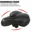 Dual Spring Bike Bicycle MTB Wide Big Bum Soft Extra Comfort Saddle Seat Pad UK