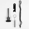 6-in-1 Magnesium Fire Strater Steel Flint Camping Survival Stick Lighter Stick