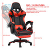 Executive Racing Gaming Computer Office Chair Adjustable Swivel Recliner Leather