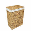 Natural Rattan Laundry or Hamper Storage Basket Linen Bathroom Shelf Basket
