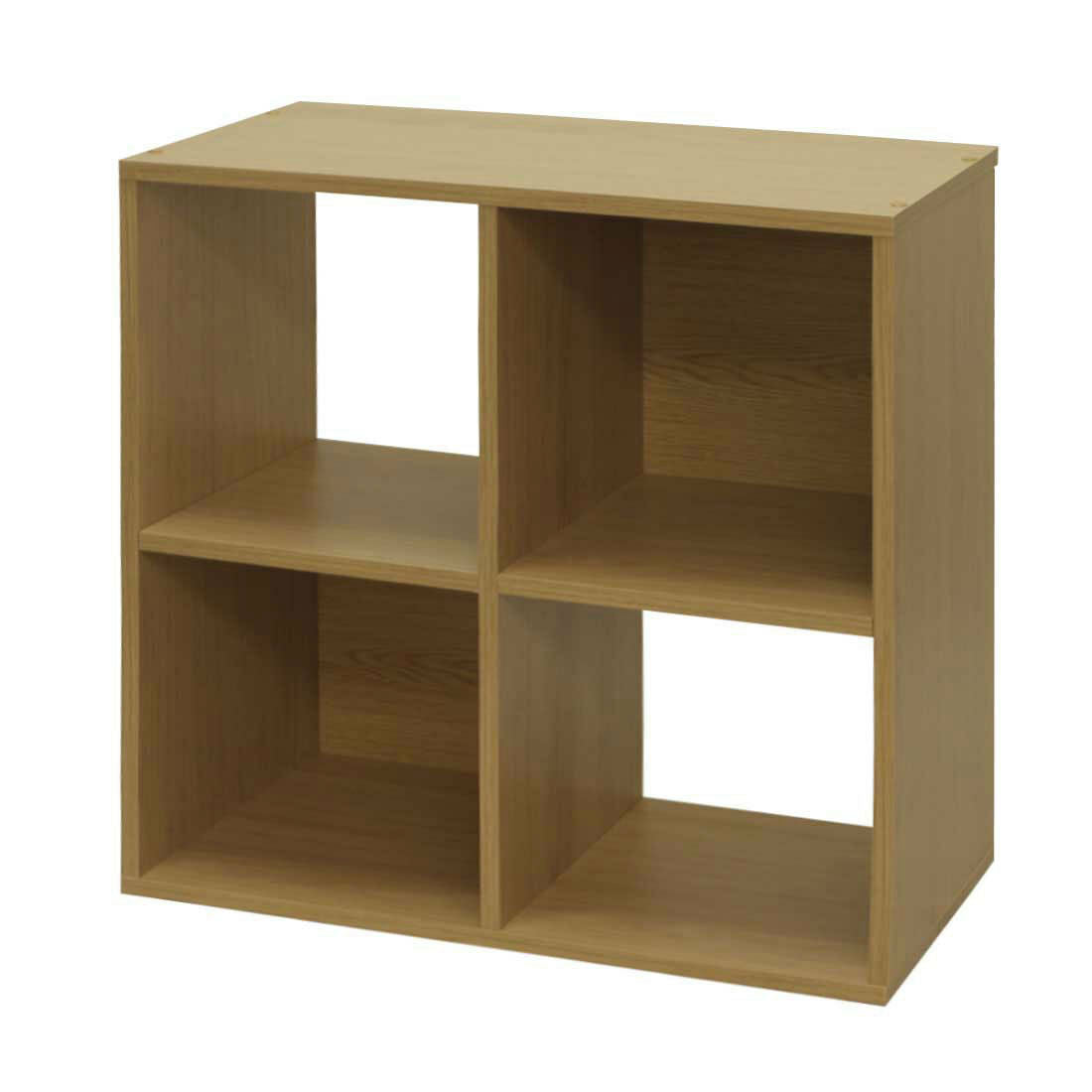 Storage Cube Display Bookcase 4 Shelves Tier Shelving Unit Book Shelf 