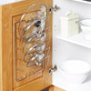 5 Tier Pan Pot Lids Holder Kitchen Cupboard Wall Mounted Storage Rack Shelf