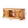 Corona TV Stand Solid Pine Straight Corner Cabinet Media Entertainment Unit