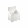 NEW! White Storage Toy Box Laundry Basket Organiser Chest with Easy Open Lid