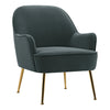 Velvet Oyster Scallop Shell Tub Chair Seat Armchair Wing Back Sofa Cafe Bedroom