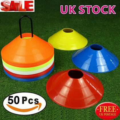 50pcs Football Training Cones - MULTI COLUR - Football/Sport