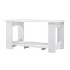Two-Tier Contemporary Coffee Table w/ Open Shelf 4 Legs Home Furniture Vintage