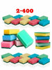 400 to 2 SPONGE CLEANING DISH WASHING CATERING SCOURER SCOURING PAD KITCHEN UK