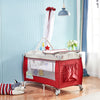 Portable Baby Travel Cot Crib Bassinet Bed Playpen Infants with Mattress Folding