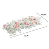 100cm Artificial Rose Hydrangea Garland Wedding Arch Door Hanging Flower Row