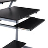 Mobile Computer Desk PC Laptop Table Home Office Desk Study Writing Desk Black