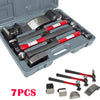 7PC High Quality Car Body Panel Tool Beating Hammer Set Repair Fibre Handle