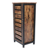 Retro Industrial Bedside Table Night Stand Storage Cabinet - Living Room Bedroom