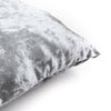 Cushions Set of 4 luxurious Crushed velvet Silver Velvet Cushion covers Soft