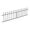 Ball Top Garden Fence 1830mm GAP x 915mm H Wrought Iron Privacy Fence Panel