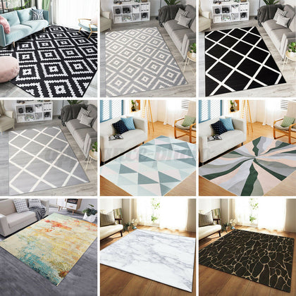 Modern Small Large Area Rugs Living Room Hall Carpet Rug Runner Floor Mat