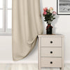 2 Panels Curtain Blackout Ring Top Drapes for Bedroom Beige Drapes Modern New