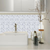 Self-Adhesive 3D Mosaic Brick Wall Tile Sticker Kitchen Bathroom Wallpaper Decal