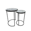 Marble Side Tables Unit