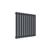 Anthracite Designer Radiator Vertical Horizontal Flat Panel Oval Column Rads