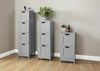 RANGE BATHROOM 4 DRAWER SLIM CHEST CABINET CUPBOARD STORAGE UNIT GREY