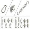 Sail Shade Steel Fixings Fittings Accessories For Use w Sun Shade Sail Canopy