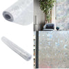 Frosted Window Film Privacy Etched Glass Sticky Back PVC Glass Tint Bath Sticker