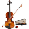 New 1/8 Natural Acoustic Practice Violin Fiddle Set with Case Bow Rosin Bridge
