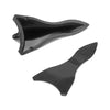 10pcs Car Roof Spoiler Shark Fin Car Decor Carbon Fiber Mini Weatherproof
