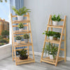 Wooden 3/4 Multi Layer Shelf Rack Holder Plant Flower Pot Stand Garden Home Unit