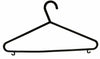 Adult Black Coat Hangers Hanger Coathanger Strong Plastic Clothes Dress Hanging