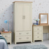 Lisbon Cream Bedroom 2 3 Door Wardrobe 4 7 Chest of Drawers Bedside Table