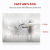 LED Bathroom Mirror With Shaver Socket Illuminated Lights Touch Sensor Demister