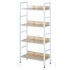 4 Tier Ladder Shelving Stand Shelf Storage Rack Plants Flower Display Metal