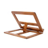 Vintage Wood Foldable Book Stand Portable Copybook Recipe Bookrest Tablet Holder