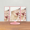 22 LED Light Make Up Mirror Foldable Touch Screen Cosmetic Tabletop Vanity UK