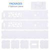 Wooden Bathroom Shelf Cabinet Cupboard White Bedroom Storage Unit Free Standing