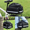 Bicycle Rear Seat+Bag MTB Pannier Carrier Rack Kits+Removable Carry Saddle UK