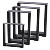 2pcs Box Shape Furniture Legs Industrial Robust Metal Iron Frame For Table Bench