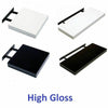 HIGH GLOSS Shelf Floating Wall Shelves White Black Grey Bookcase Display