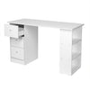 Computer Office Desk Wood PC Laptop Table Workstation With 3 Drawer & Shelves