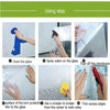 Frosted Window Film Privacy Etched Glass Sticky Back PVC Glass Tint Bath Sticker