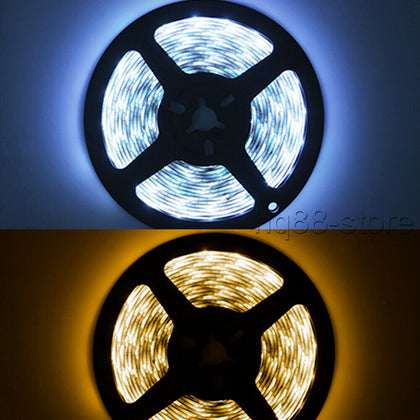 PIR Motion Sensor LED Strip Lights USB Power Flexible Tape Closet Cabinet Lamp