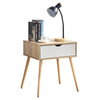 Modern Bedside Tables Nightstand Tables 1 Drawers Storage Unit/Organizer White