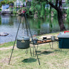 Outdoor Oven Cooking Roast Picnic Pot Camping Fire Bonfire Tripod Campfire UK